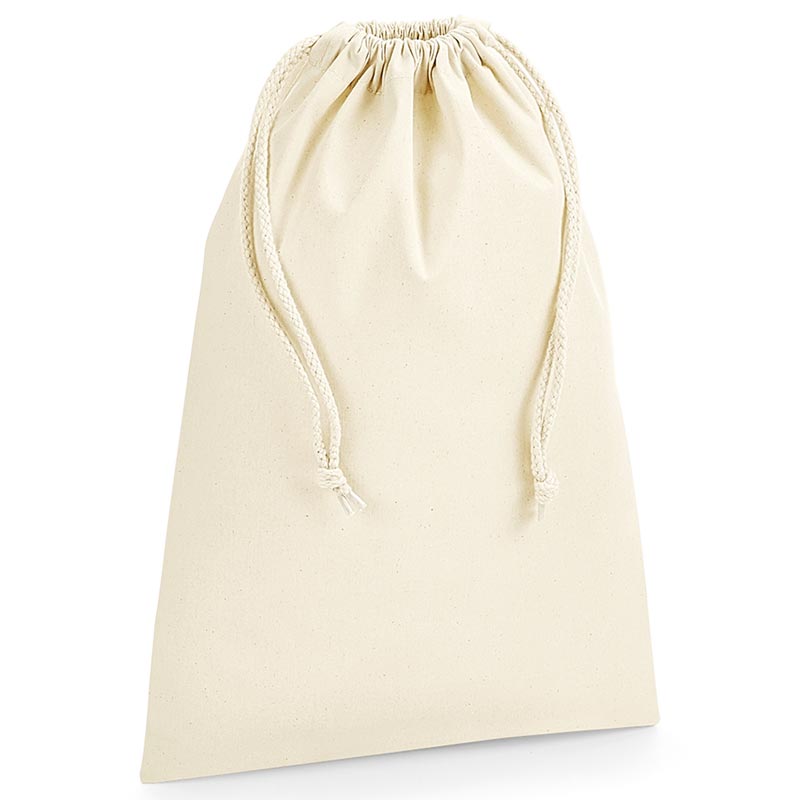 Organic premium cotton stuff bag - Natural XS